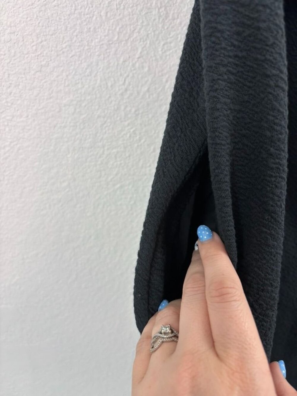 Maeve Anthropologie women's plus 1X black ivory bow colorblock shift mini dress - Picture 5 of 10